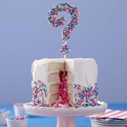 Gender-Reveal Cake